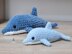 Dylan the Dolphin - US Terminology - Amigurumi