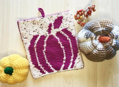 Pumkin "Reversible" Potholder