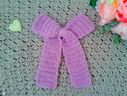 Crochet Feminine Hair Bow Pattern