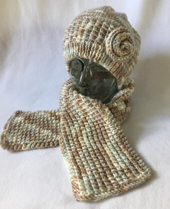 Bamboo Stitch Hat and Scarf