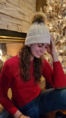 Snowflake  Cable Hat