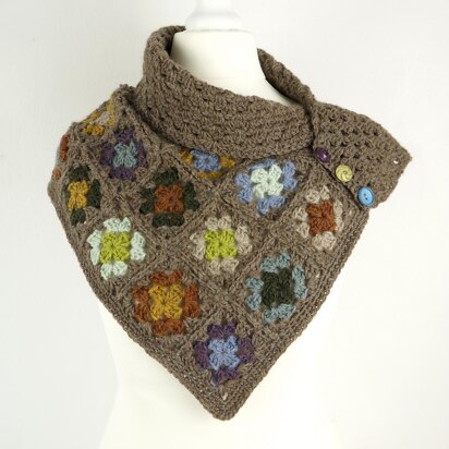 Granny Square Scarf