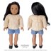 Fern Sweater Crochet Pattern for 18" Dolls