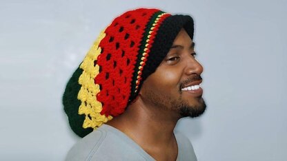 Slouchy Rasta hat