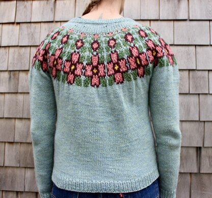 Floral Yoke Cardigan