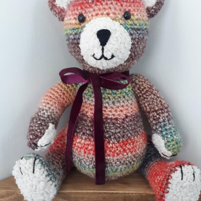 Ralph The Rainbow Bear Crochet Pattern