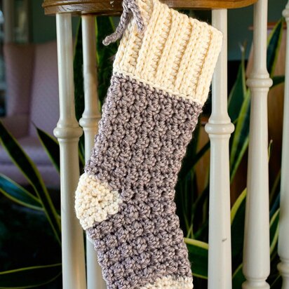 Cozy Cottage Christmas Stocking