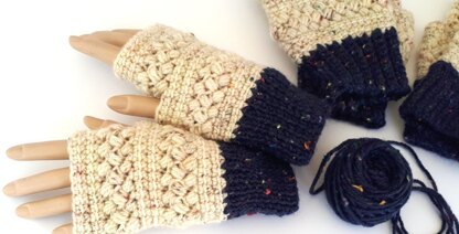 Cozy Cool Beans Fingerless Gloves