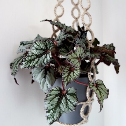 Crochet Rings Plant Hanger