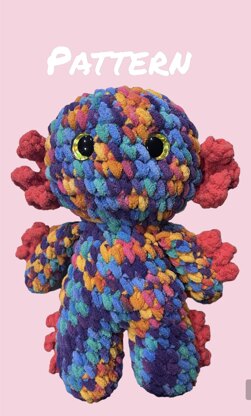 Rainbow Swamp Monster Crochet Pattern