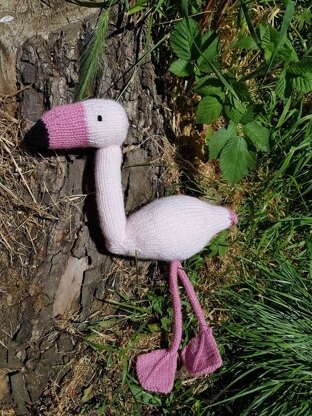 Knitted Flamingo