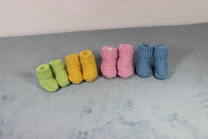 Baby Simple Circular Booties