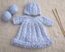 Triple Frill Doll Dress and Hat Knitting Pattern P59 – Elizabeth Primrose Patterns