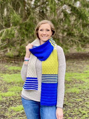 Triple Shift Scarf