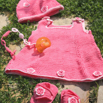 Rosetto Twin Set in Adriafil Uno A Ritorto 5 - Downloadable PDF - knitting pattern