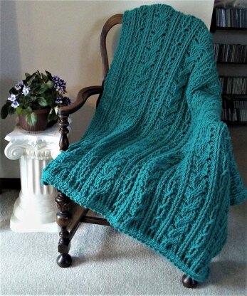 Calming Cables Blanket