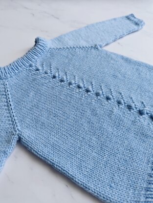 Berwick Baby and Children's Sweater in DK yarn - Ages 0 - 10 years