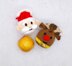 Chocolate Orange Sack Gift Bags - Santa & Reindeer