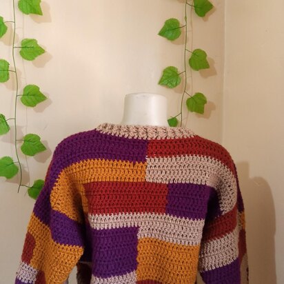 Tetris Crochet Sweater