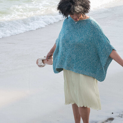 Bonassola Poncho in Berroco Vernazza - Downloadable PDF