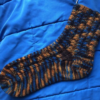 Variegated Cable Socks