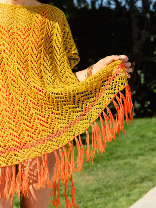 Sunspill Poncho in Berroco Modern Linen - Downloadable PDF