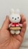 Mini Miffy Bunny Keychain Pattern| Amigurumi Bunny| Beginner Friendly| Cute Keychain Toy PDF