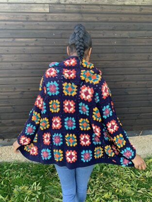 Chill Out Granny square Hoodie