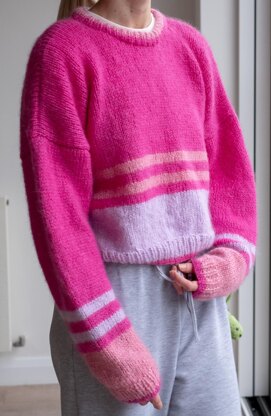 Cropped Pinky P Sweater