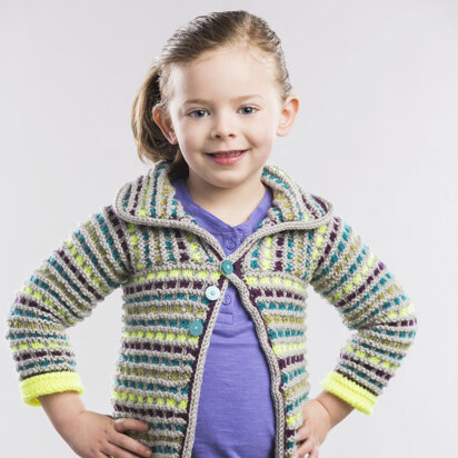 Blocks Jacket in Universal Yarn Uptown Worsted - knitting pattern