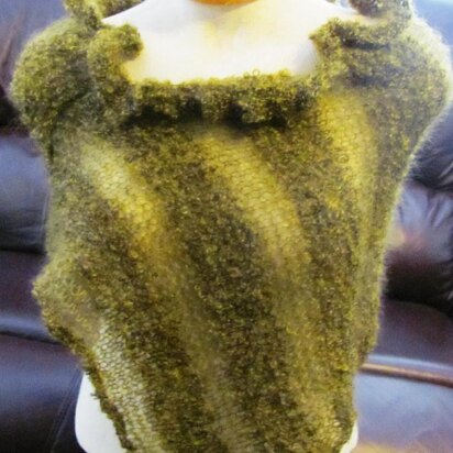 Simple shoulder snuggle - knitting pattern