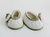 Baby Girl's Bonnet and Slippers