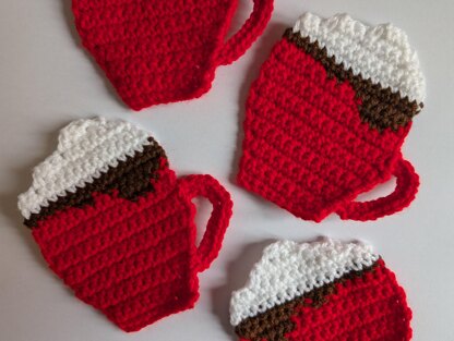 Holiday Hot Chocolate Coasters