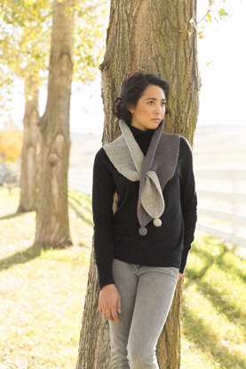 Coyote Keyhole Scarf in Imperial Yarn Columbia - P117 - Downloadable PDF