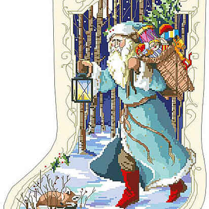 Old Father Winter Stocking - PD