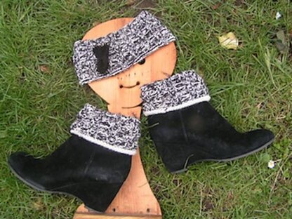 Chic Boot cuffs and Funky Headband