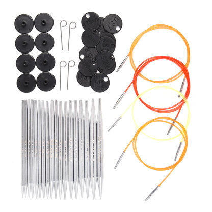 Nova Interchangeable Circular deluxe Needles Set