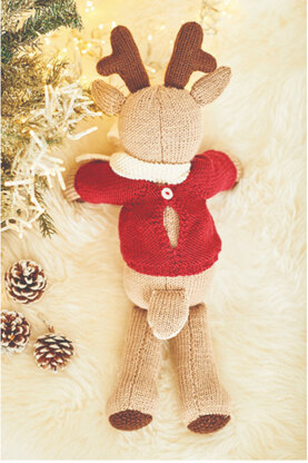 Rudolph the Reindeer Toy, Hat and Sweater in Stylecraft Special DK & Bellissima - 9869 - Downloadable PDF