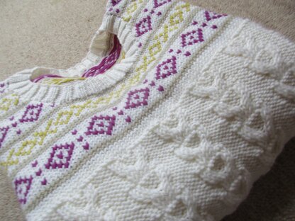 Cable and Fairisle Jumper