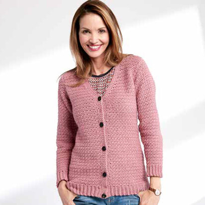 Ladies crochet hot sale cardigan pattern