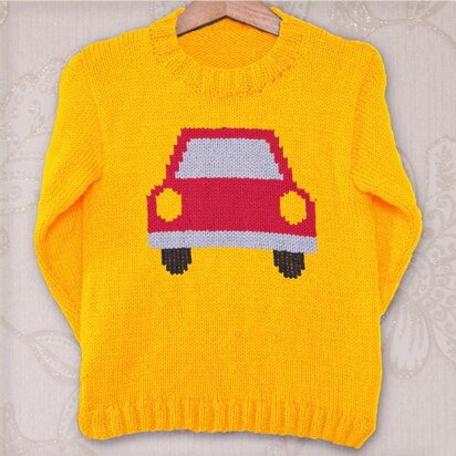 Car Headlights  Chart & Childrens Sweater