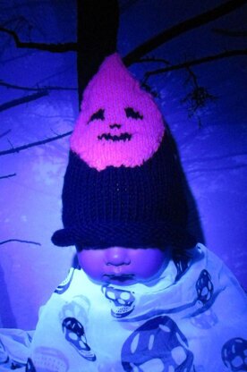Baby Pink Halloween Ghost Head Beanie