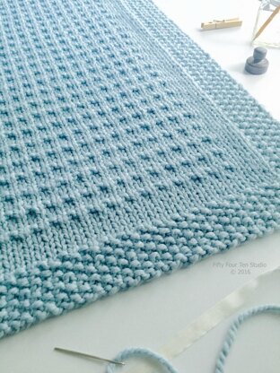 Free Blanket Knitting Pattern for Super Bulky Yarn - The Boulevard