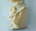 Crochet Ruffle Scarf with Flower Scarf Pin