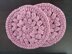 Pink Cotton Crochet Face Scrubbies