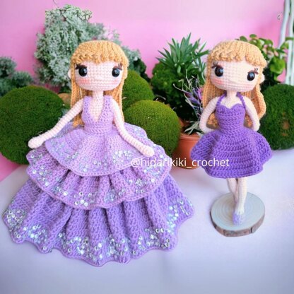 Taylor amigurumi doll two outfits