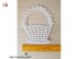 Crocheted white basket 2