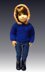 Hoodie Sweater fits Kidz and Cats Dolls. (18 inch slim doll)