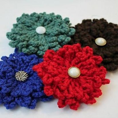 Loom Knitting Pattern Scarlett Flower