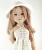 GOTZ 18/19" Doll Margaret Dress & Bow Hat